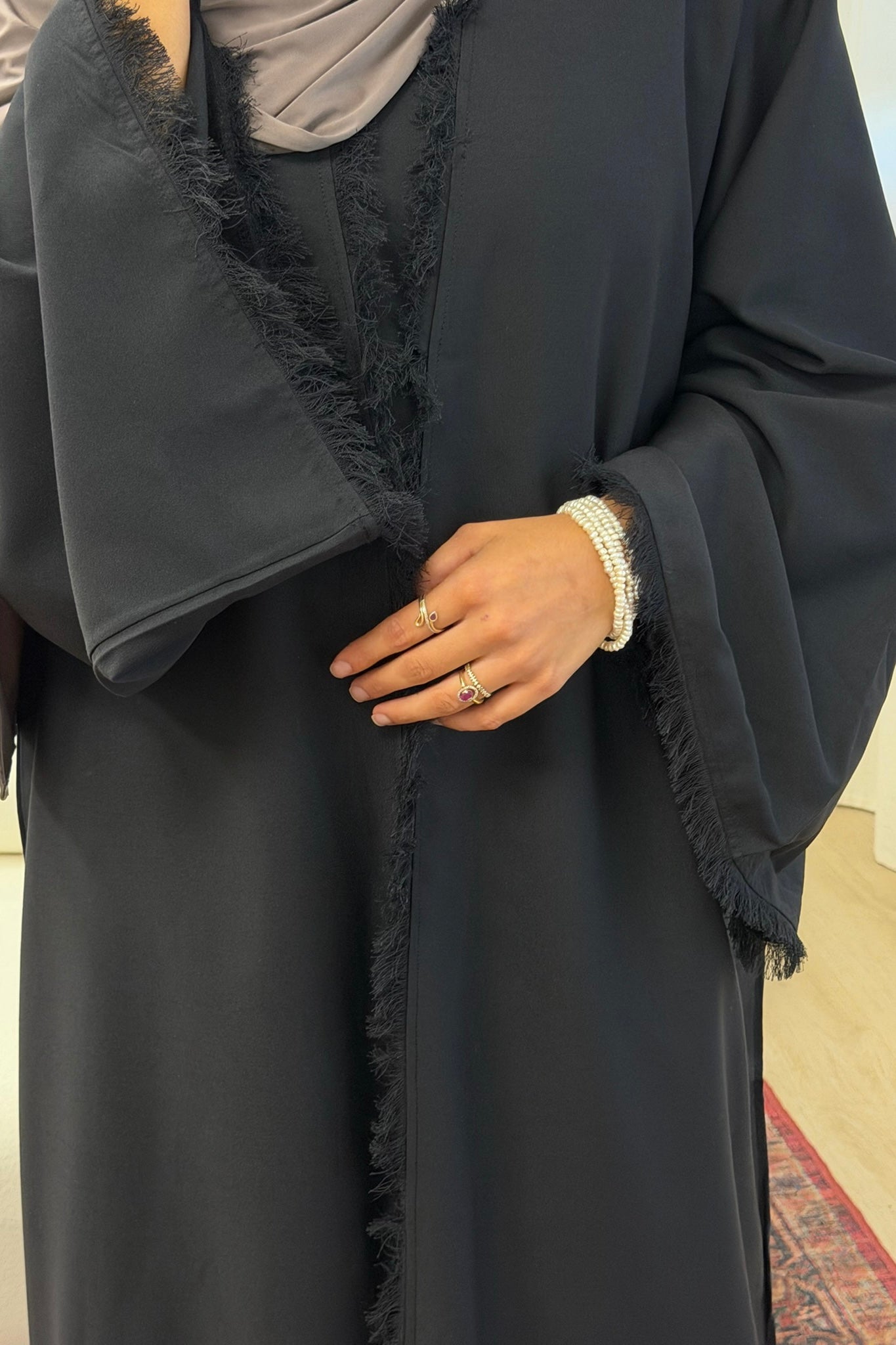 Abaya Hadia Noir