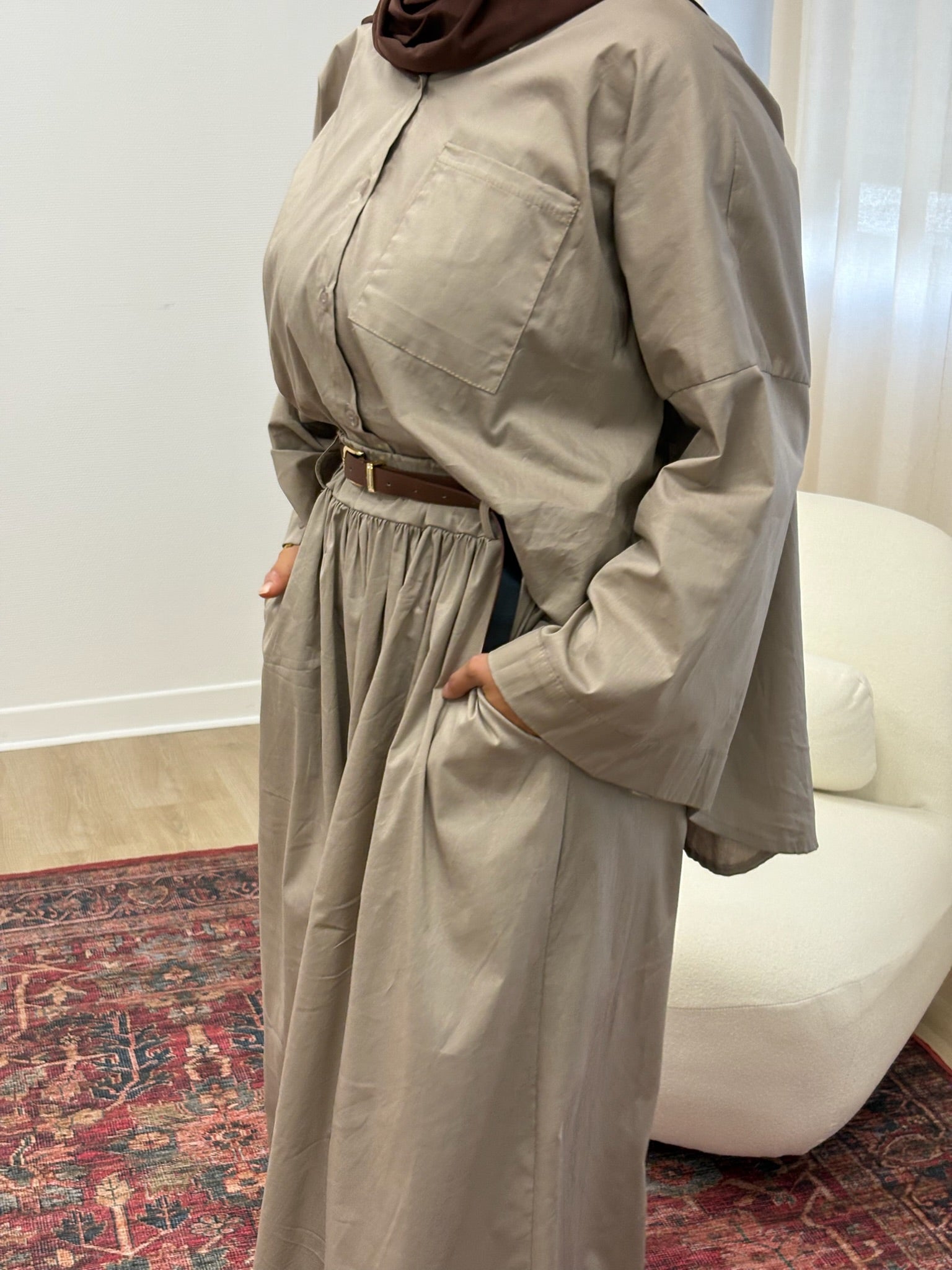 Ensemble Nour Taupe