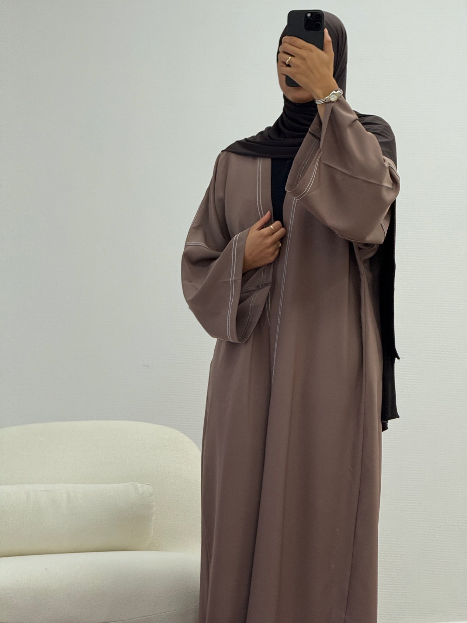 Abaya Nayla Taupe
